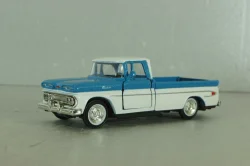 Chevrolet Apache pickup truck 1961, white/blue, 64501, Road Champs 1:43