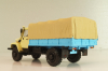 Газ-33081 4х4 бортовой с тентом 1997, бежевый/голубой, Автоистория 1:43  (Модель доработанная)