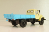 Газ-33081 4х4 бортовой с тентом 1997, бежевый/голубой, Автоистория 1:43  (Модель доработанная)