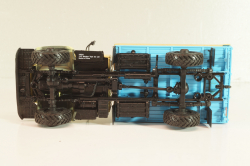Газ-33081 4х4 бортовой с тентом 1997, бежевый/голубой, Автоистория 1:43  (Модель доработанная)
