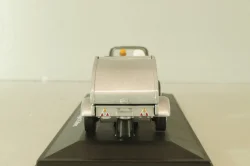 Volkswagen Beeatle with camping trailer and figuren, silver, Cararama 1:43 