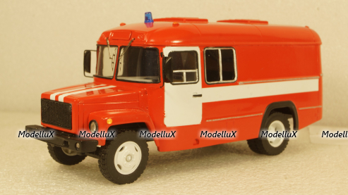 Кавз-3976 пожарный, Nik Models 1:43