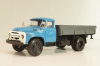 Зил-130 бортовой 1962, голубой/серый, Автоистория 1:43 (Модель доработанная)