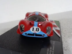 Ferrari 412 P #10 3rd 1000km Spa 1967 Attwood, Bianchi, Altaya, Ferrari Racing Collection 1:43