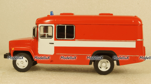 Кавз-3976 пожарный, Nik Models 1:43