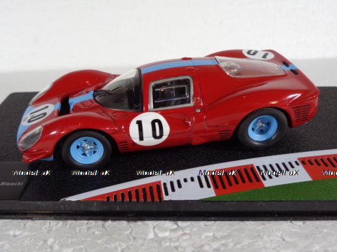 Ferrari 412 P #10 3rd 1000km Spa 1967 Attwood, Bianchi, Altaya, Ferrari Racing Collection 1:43