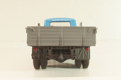 Зил-130 бортовой 1962, голубой/серый, Автоистория 1:43 (Модель доработанная)