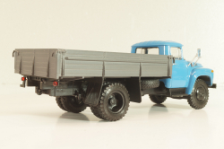 Зил-130 бортовой 1962, голубой/серый, Автоистория 1:43 (Модель доработанная)