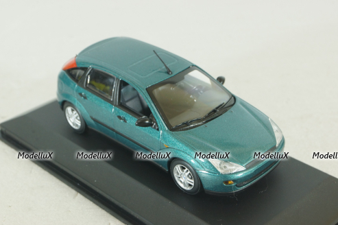 Ford Focus 5-door 1998, green, 430087020, Minichamps 1:43 Уценка!