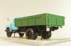 Газ-53-12 бортовой, голубой/зеленый 1983, Автолегенды СССР, Грузовики #15 1:43 ( С доработками!)