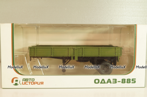 Одаз-885 п/прицеп 1964, зеленый, Автоистория 1:43