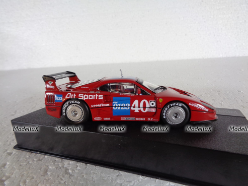 Ferrari F40 Competizione #40 IMSA GTO Topeka 1990 J. L. Schlesser, Altaya, Ferrari Racing Collection 1:43