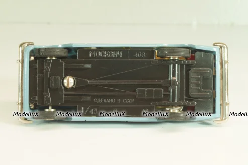 Москвич-408 71 А1, грязно-голубой , Тантал/Радон 1:43