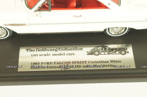 Ford Falcon Sprint 1963, white, GC-010B, Goldvarg 1:43