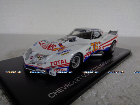 Chevrolet Corvette #76 24h LeMans 1976 Greenwood, Darniche, Spark 1:43