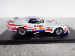 Chevrolet Corvette #76 24h LeMans 1976 Greenwood, Darniche, Spark 1:43