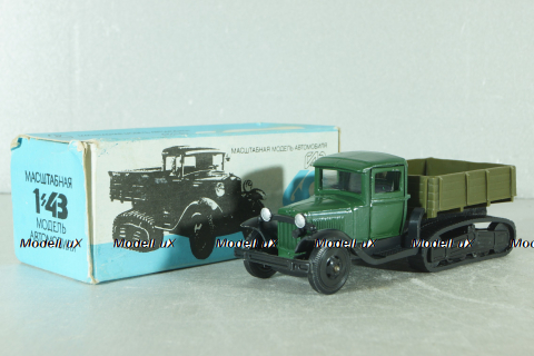 ГАЗ-60, зеленый/хаки, з-д Двигатель 1:43 