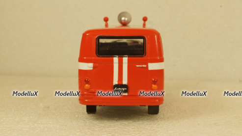 Раф-977 Латвия пожарный, Nik Models 1:43