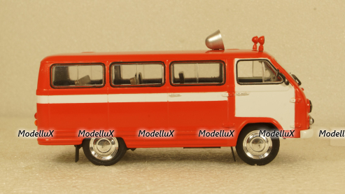 Раф-977 Латвия пожарный, Nik Models 1:43