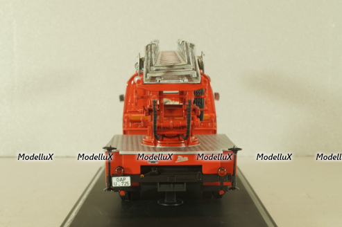 Mercedes L 319 "Feuerwehr" mit Drehleiter DL 18 1958, 02807, Schuco 1:43