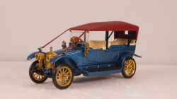 Руссо-балт С24-40 синий металлик/красный, Конверсия 1:43