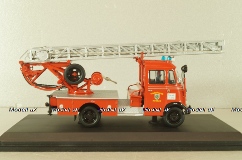 Mercedes L 319 "Feuerwehr" mit Drehleiter DL 18 1958, 02807, Schuco 1:43