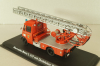 Mercedes L 319 "Feuerwehr" mit Drehleiter DL 18 1958, 02807, Schuco 1:43