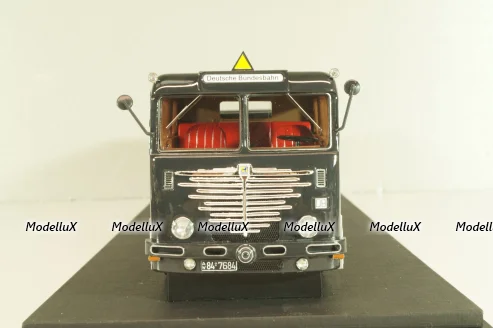 Bussing 12000 truck, black, Autocult (Miniatur Modell Markt) 1:43