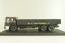 Bussing 12000 truck, black, Autocult (Miniatur Modell Markt) 1:43