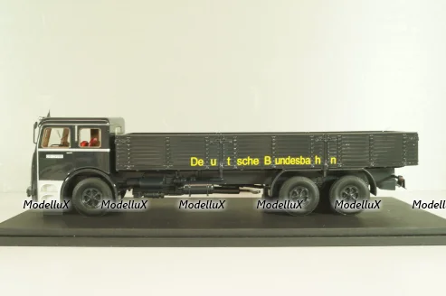 Bussing 12000 truck, black, Autocult (Miniatur Modell Markt) 1:43