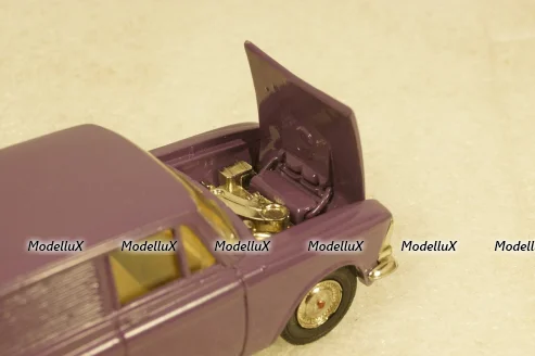 Москвич-433 А5, фиолетовый капот -3 зажима, Тантал/Радон 1:43
