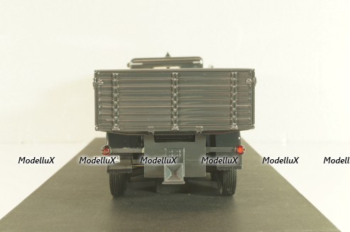 Bussing 12000 truck, black, Autocult (Miniatur Modell Markt) 1:43