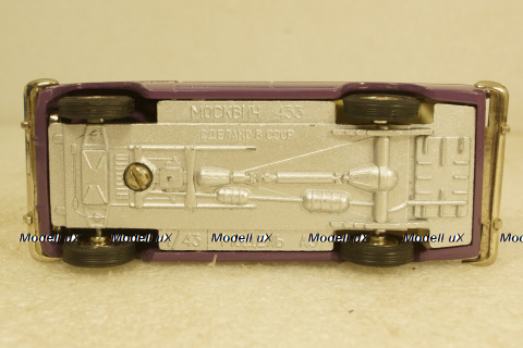 Москвич-433 А5, фиолетовый капот -3 зажима, Тантал/Радон 1:43