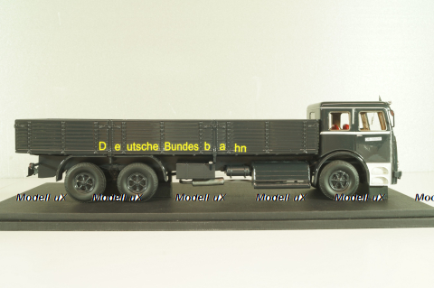 Bussing 12000 truck, black, Autocult (Miniatur Modell Markt) 1:43