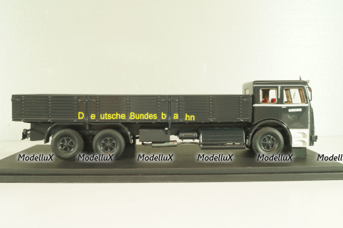 Bussing 12000 truck, black, Autocult (Miniatur Modell Markt) 1:43