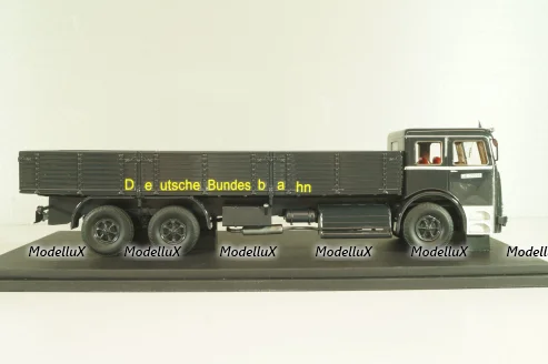 Bussing 12000 truck, black, Autocult (Miniatur Modell Markt) 1:43