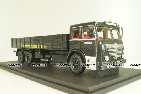 Bussing 12000 truck, black, Autocult (Miniatur Modell Markt) 1:43