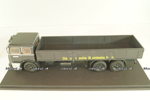 Bussing 12000 truck, black, Autocult (Miniatur Modell Markt) 1:43