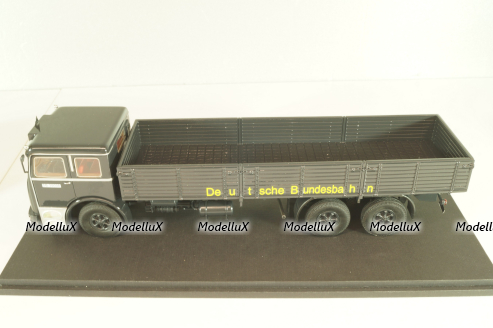 Bussing 12000 truck, black, Autocult (Miniatur Modell Markt) 1:43