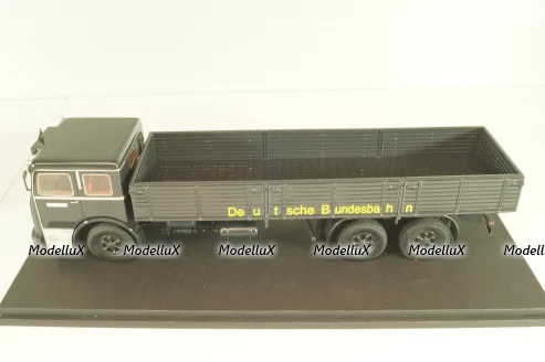 Bussing 12000 truck, black, Autocult (Miniatur Modell Markt) 1:43