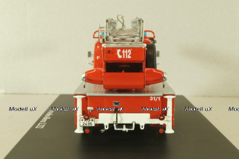 Mercedes L322 fire engine with ladder Metz DL 22 1959, 03265, Schuco 1:43