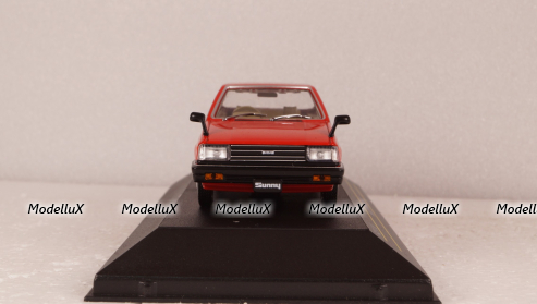 Nissan Sunny 1980 Red, F43-118, First 43 1:43