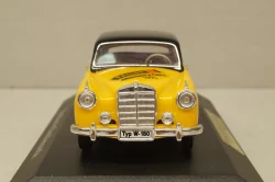 Mercedes-Benz 220 S Ponton (W180) 1956 Faller 1995, yellow/black, Faller 1:43