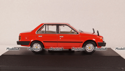 Nissan Sunny 1980 Red, F43-118, First 43 1:43