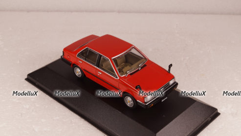 Nissan Sunny 1980 Red, F43-118, First 43 1:43