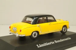 Mercedes-Benz 220 S Ponton (W180) 1956 Faller 1995, yellow/black, Faller 1:43