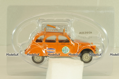 Citroen 2CV Rallye Raid 1973, orange, 409530A, Norev 1:43
