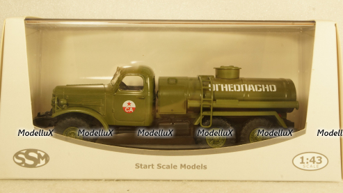 Зил-157 Бензовоз, военный, SSM1011, SSM 1:43