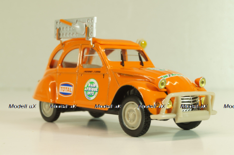 Citroen 2CV Rallye Raid 1973, orange, 409530A, Norev 1:43