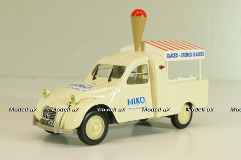 Citroen 2CV ice cream MIKO, beige, 409531B, Norev 1:43